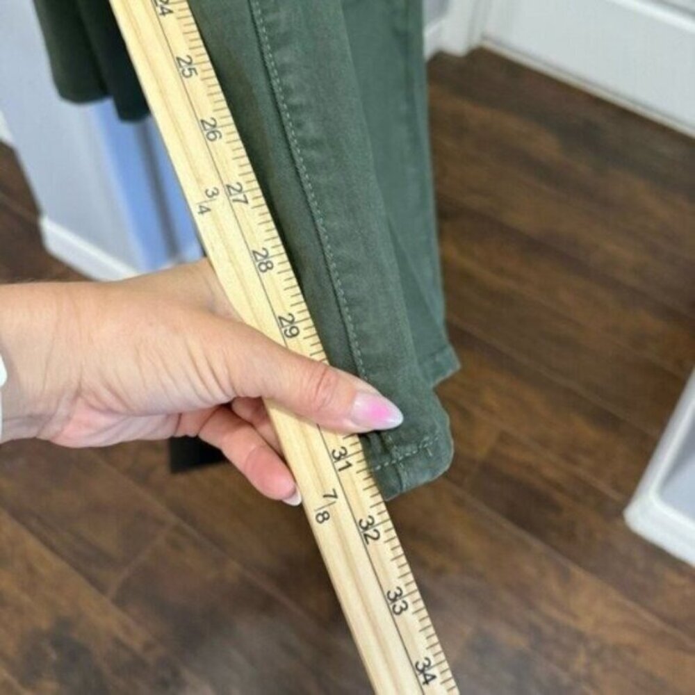 Good American Women's Size 18 Green Good Waist‎ Palazzo Wide Leg Pant Jeans - Picture 8 of 11